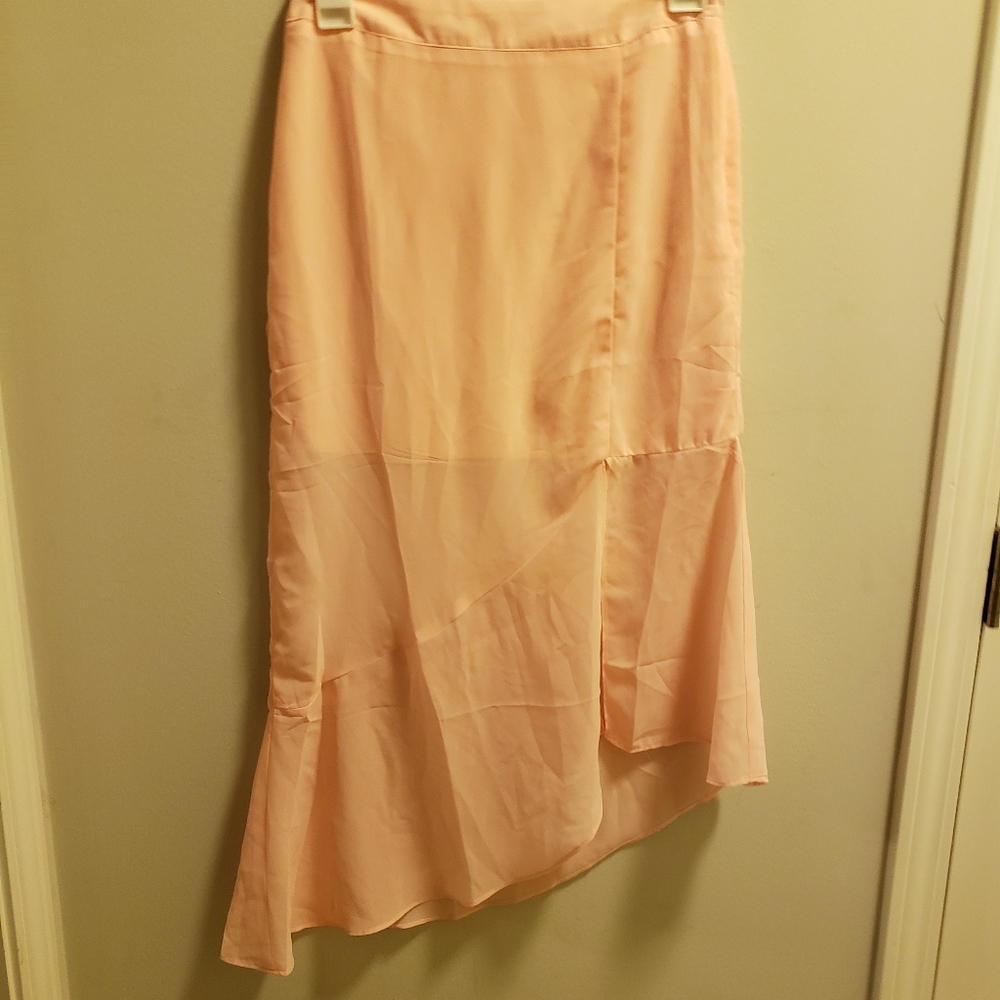 Mi Ami Asymmetrical Pink Skirt